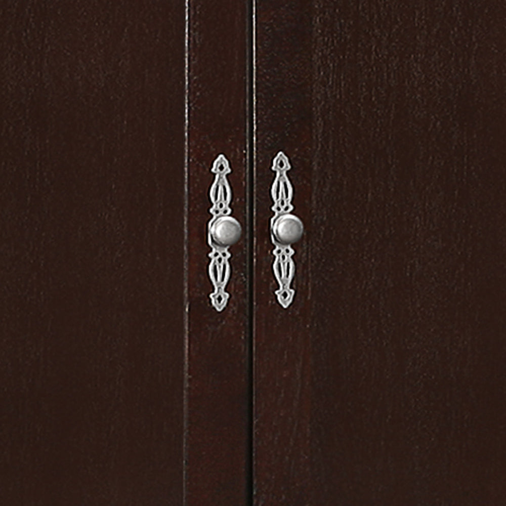Elegant Cappuccino Storage Armoire