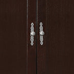 Elegant Cappuccino Storage Armoire