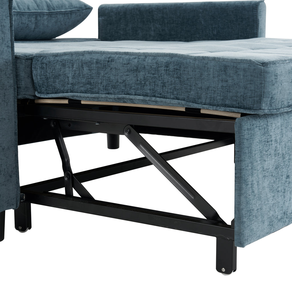 56.9" Loveseat Sofa Pull-out Sofa Bed