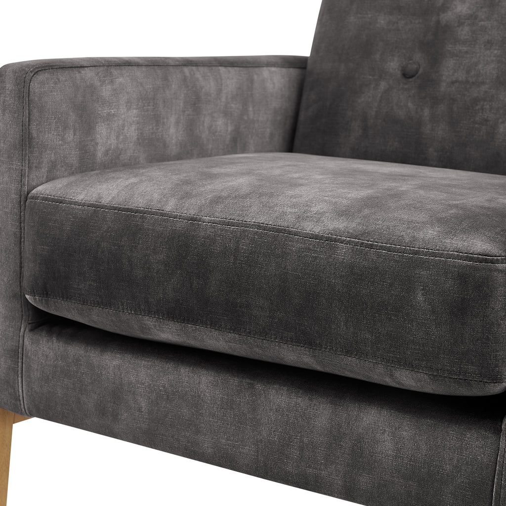 Matson Tufted Back Accent Chair - Coal