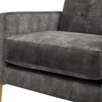 Matson Tufted Back Accent Chair - Coal