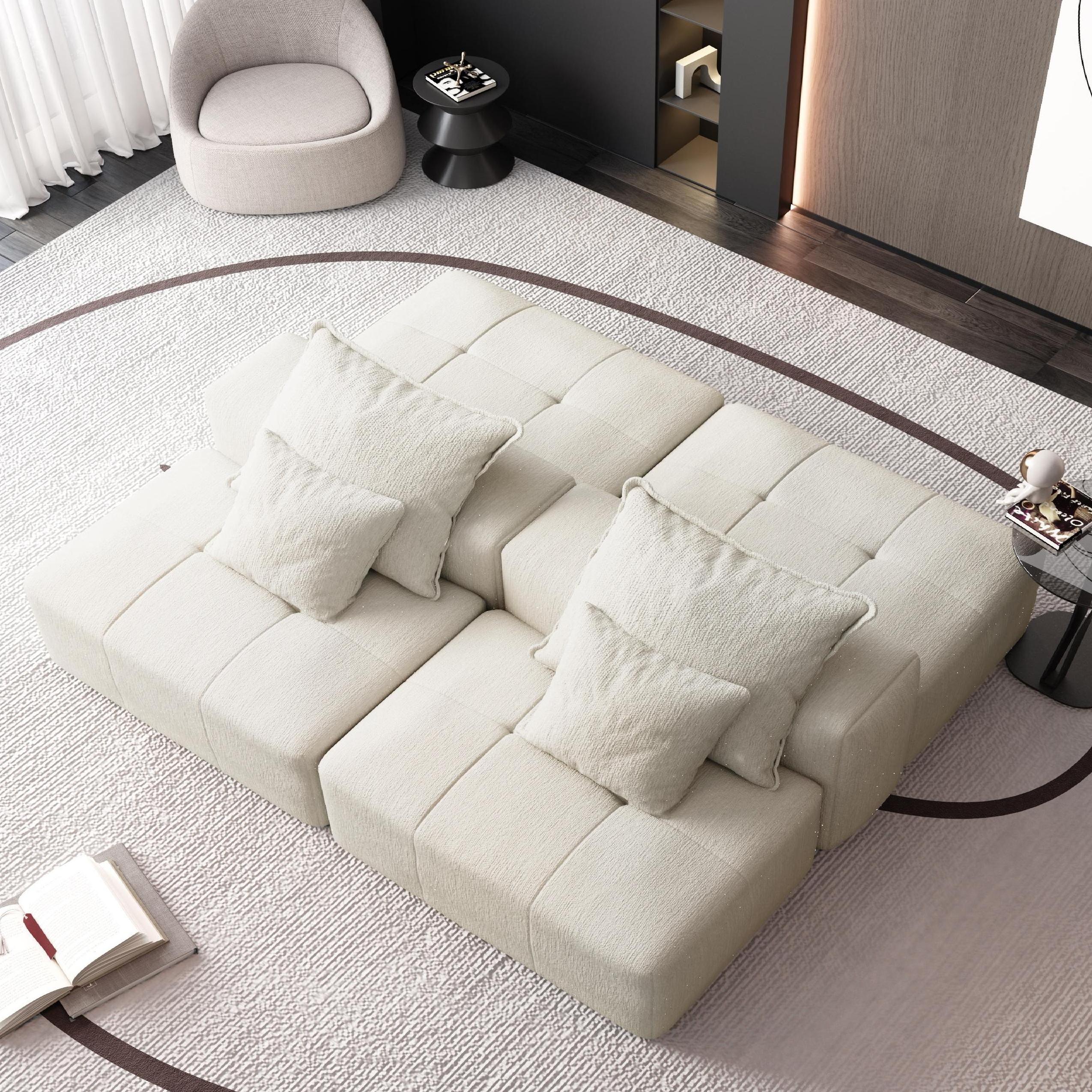 Modern Oversized Modular Sectional Sofa