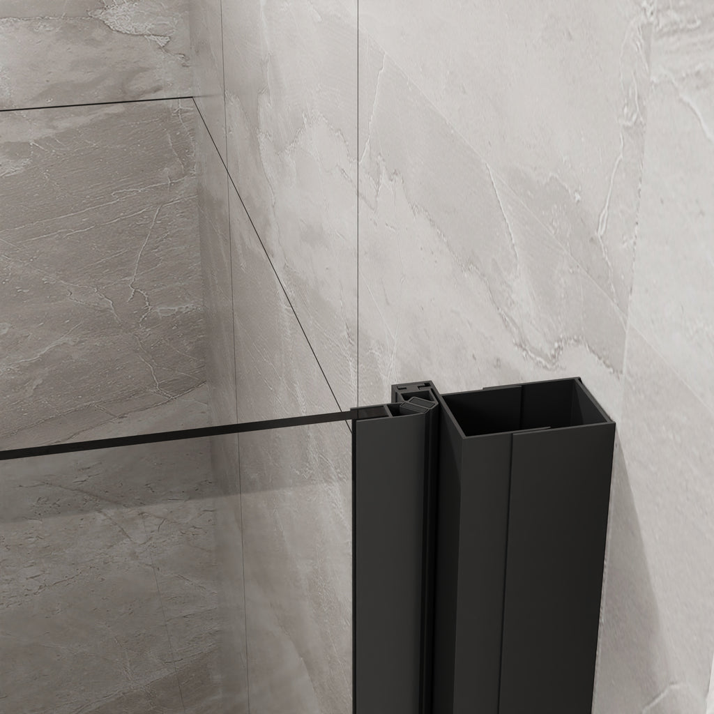 Goodyo 34"x72" Pivot Shower Door in Tempered Glass