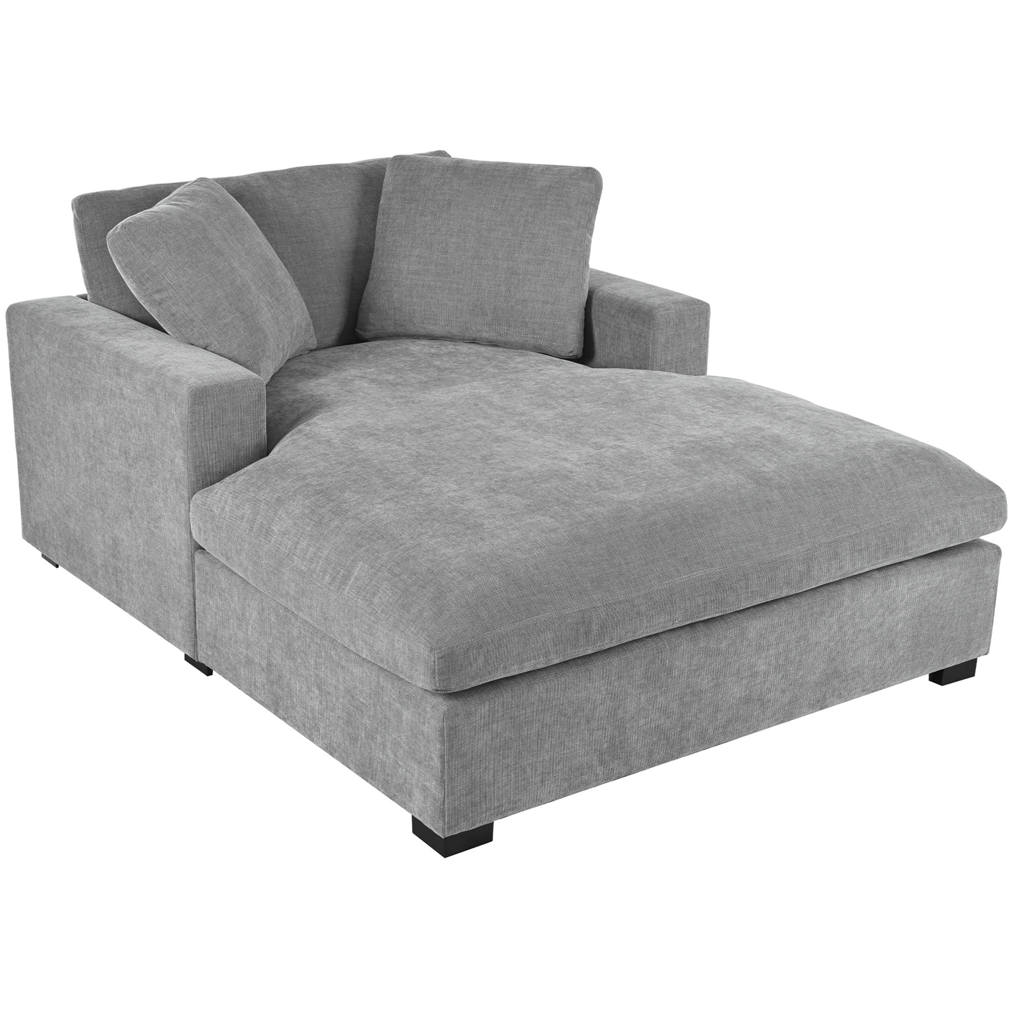 Oversized Chaise Lounge Chair Classic Design