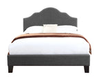 Gray Queen Upholstered Bed