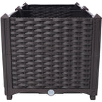 Deep Raised Garden Bed Plastic Planter Boxes