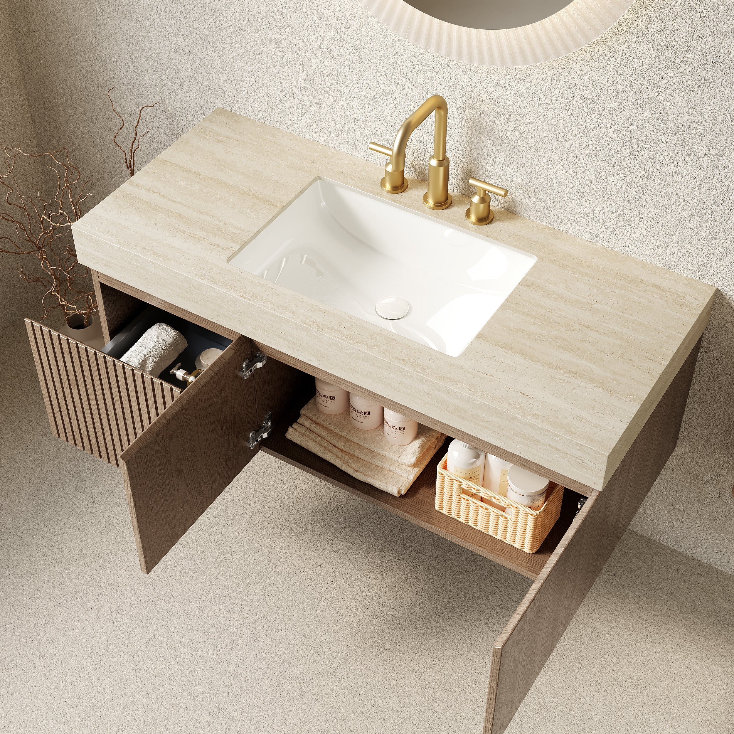 MURI 48" Bathroom Vanity & Sink