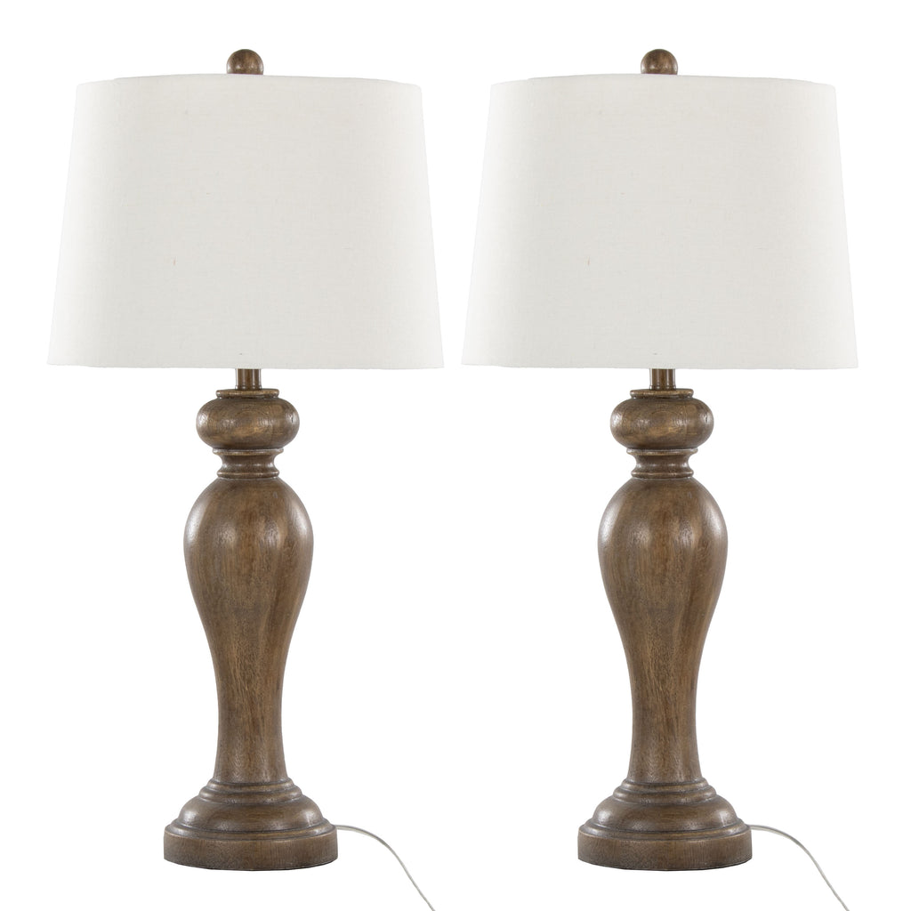 Peppa 31" Contemporary Polyresin Table Lamp in Opal
