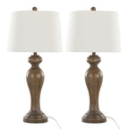 Peppa 31" Contemporary Polyresin Table Lamp in Opal