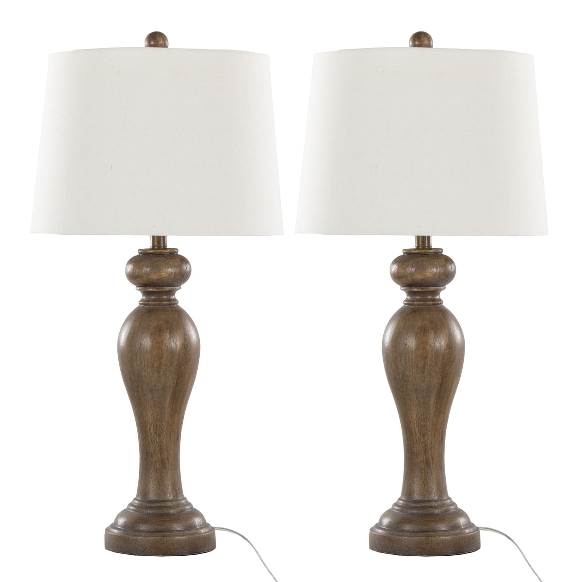 Peppa 31" Contemporary Polyresin Table Lamp in Opal