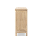 Arden 51" Solid Reclaimed Pine Lattice 2-Door Accent Storage Cabinet