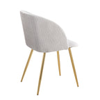 Pleated Waves Contemporary Chair