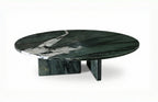 Green Marble & Metal Table