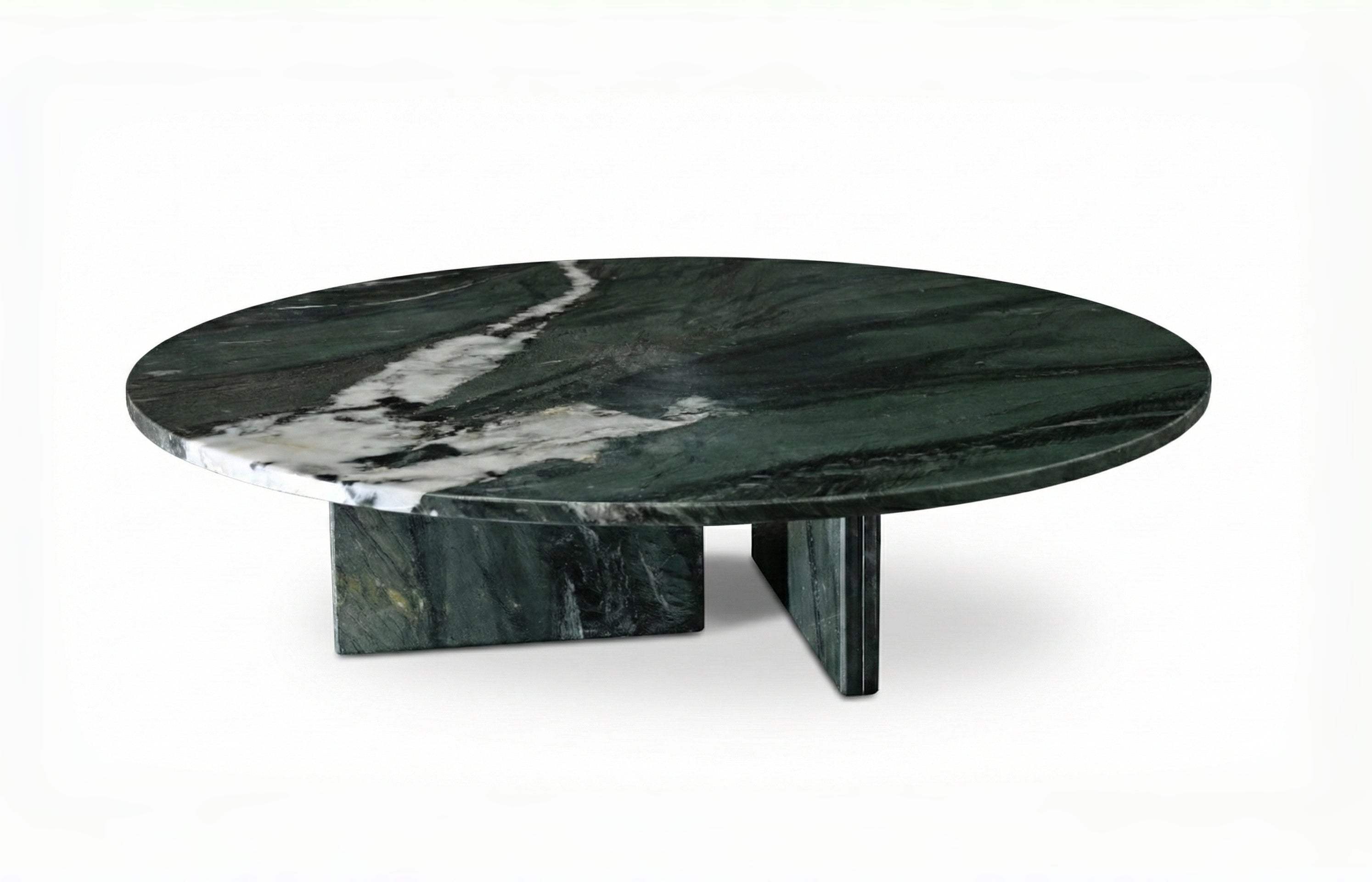 Green Marble & Metal Table