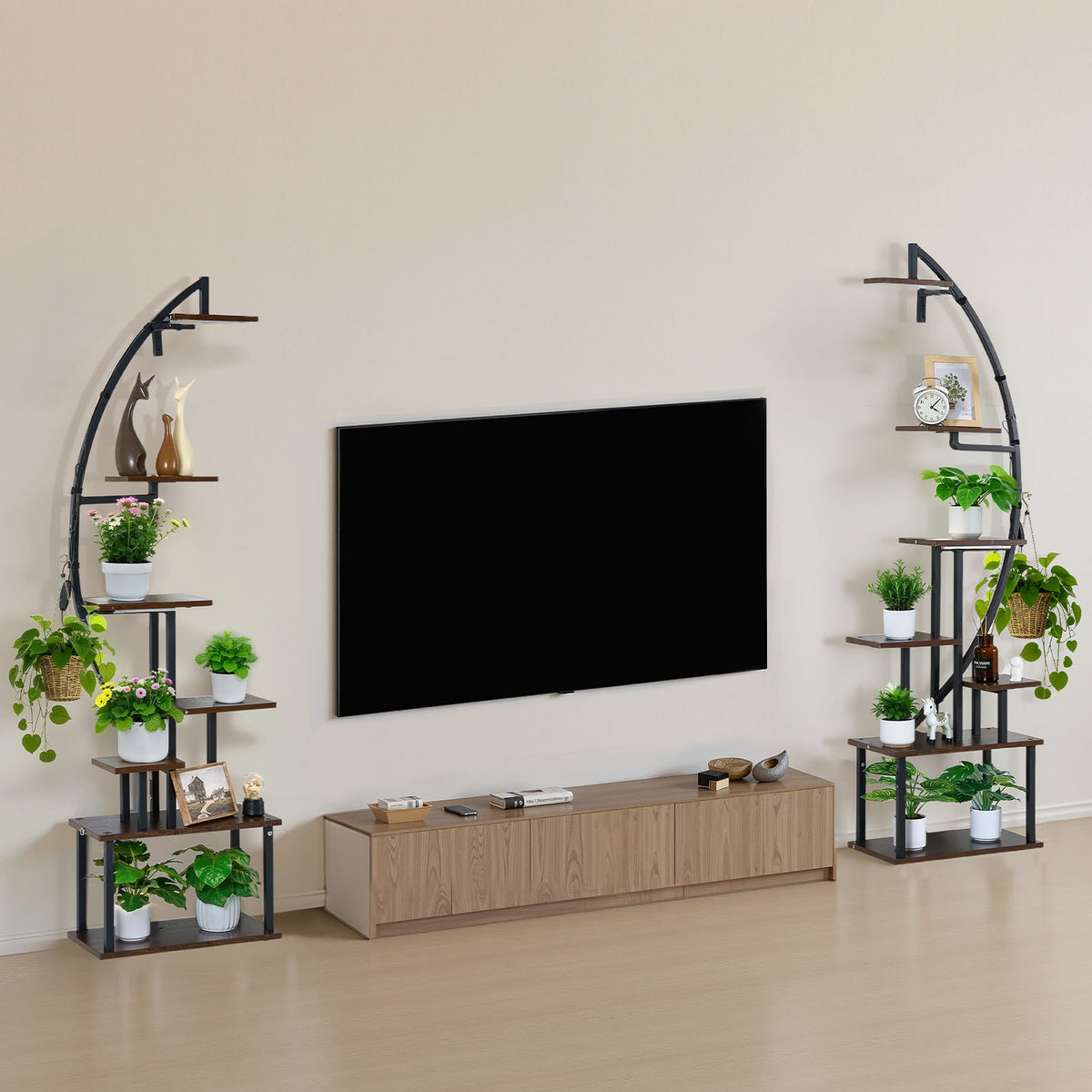 7-Tier Indoor Plant Stand with Grow Lights