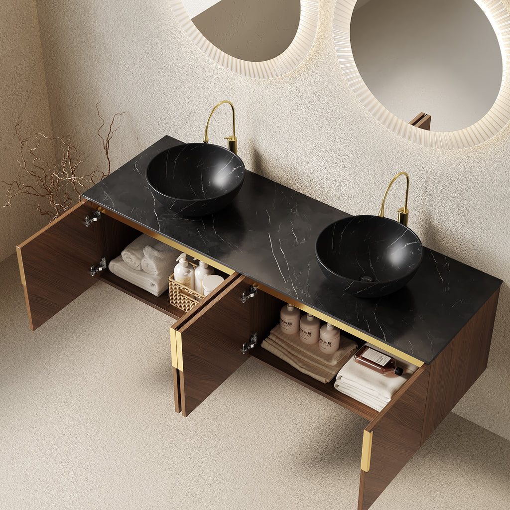 Arai 60" Bathroom Vanity & Sinks