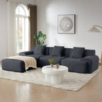 113" Modern L-Shaped Modular Sectional Sofa for Living Room