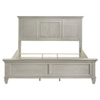 Hazelwood Distressed Wood Panel Bed