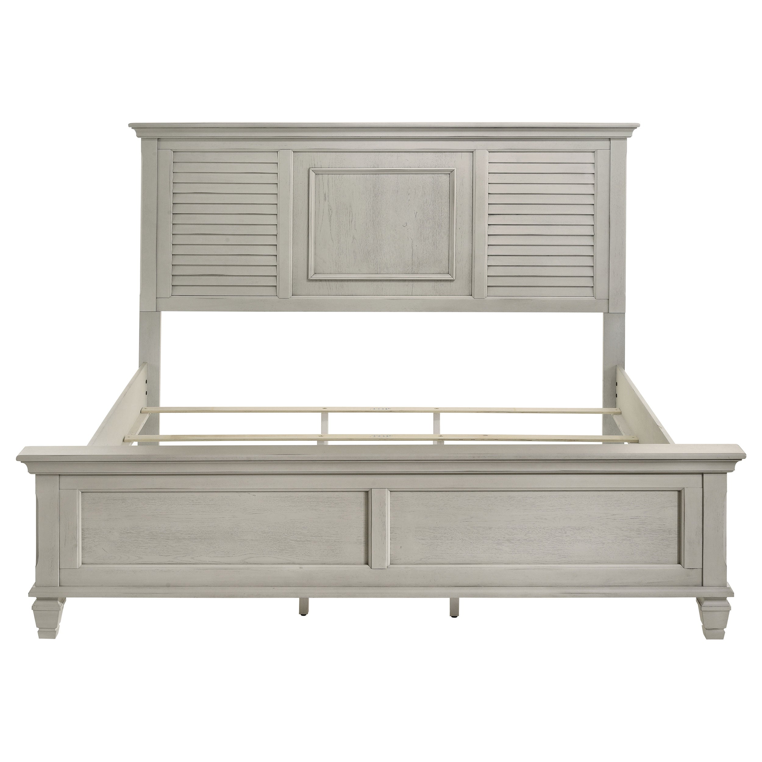 Hazelwood Distressed Wood Panel Bed