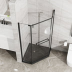 Goodyo 36 in. Corner Drain Neo-Angle Shower Base