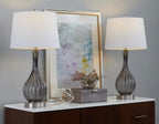Jenny 27" Contemporary Glass Table Lamp