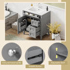 30'' Bathroom Vanity with Top Sink
