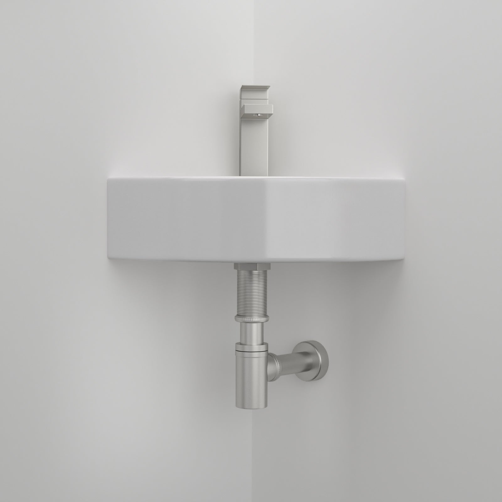 18 x 13 Inch Wall-Mounted Bathroom Sink