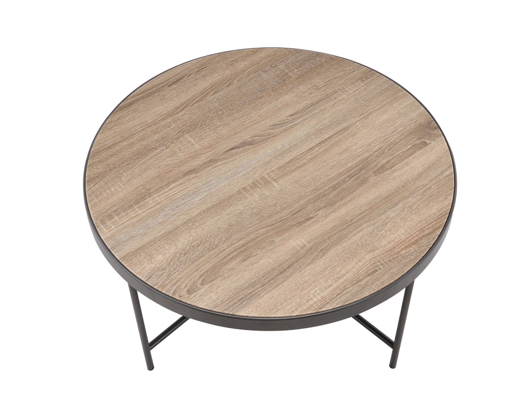 Bage Weathered Round Coffee Table