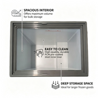 7.0 Cu.Ft Commercial Display Chest Freezer