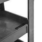 3 Layers Rolling Utility Cart with Wheels - Heavy-Duty Capacity