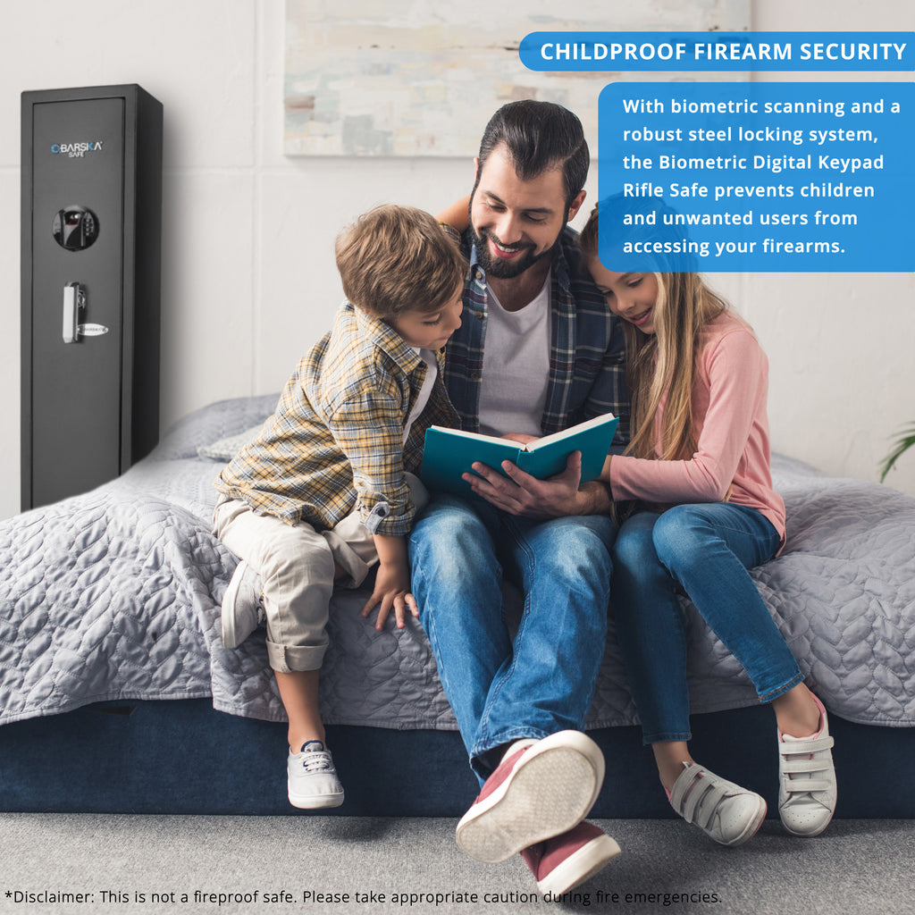 1.83 CU FT Biometric Keypad Rifle Safe