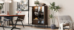 51.2'' Freestanding Display Cabinet with 2 Storage Drawers