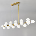 75.6'' Large Pendant Lamp with Opal Glass Shade
