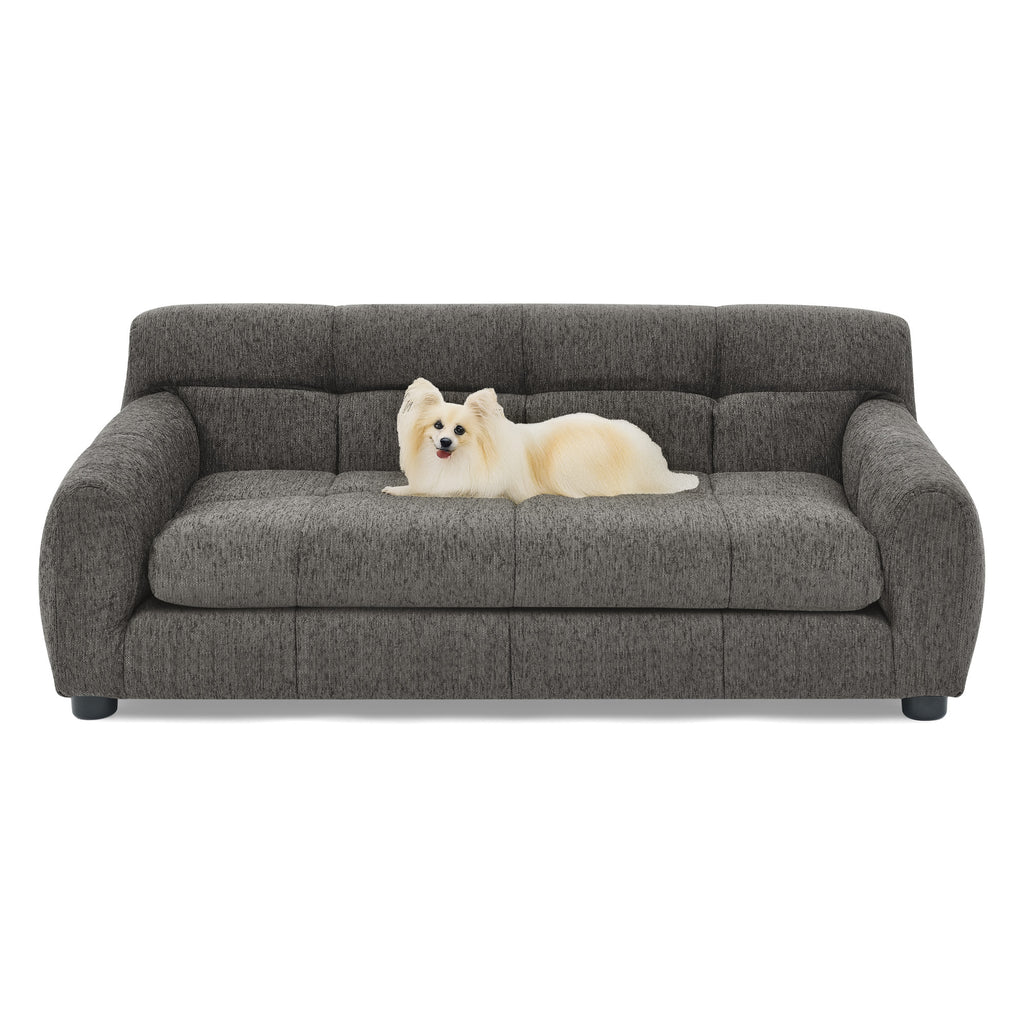 Soft and Comfortable Pet Sofa with Backrest and Armrests