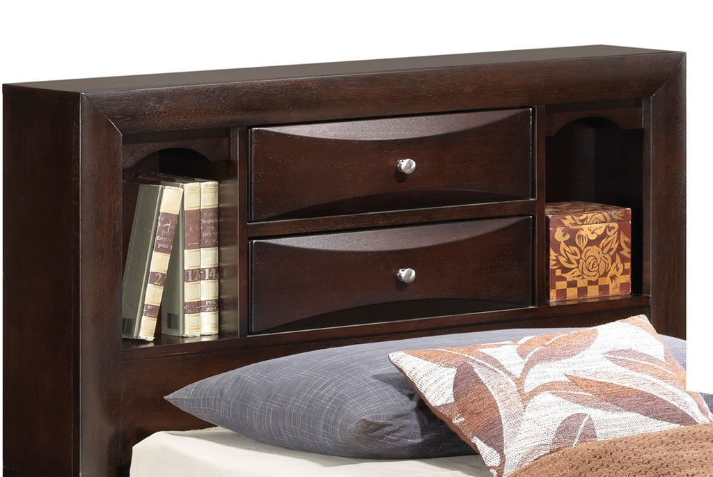 Marilla G1525G-TSB3 Twin Storage Bed - Cappuccino