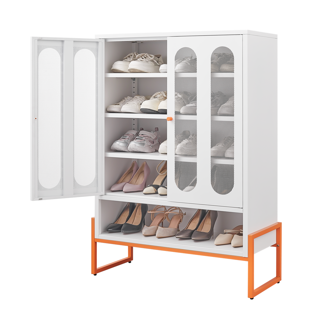 Modern Minimalist Double Door Shoe Cabinet