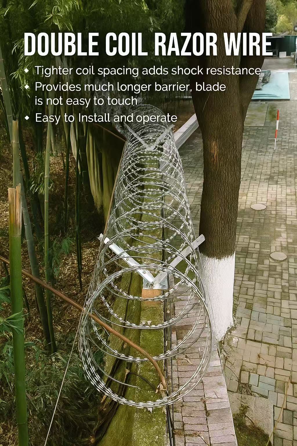 Razor Wire Bracket - Barb Wire Extension Bracket