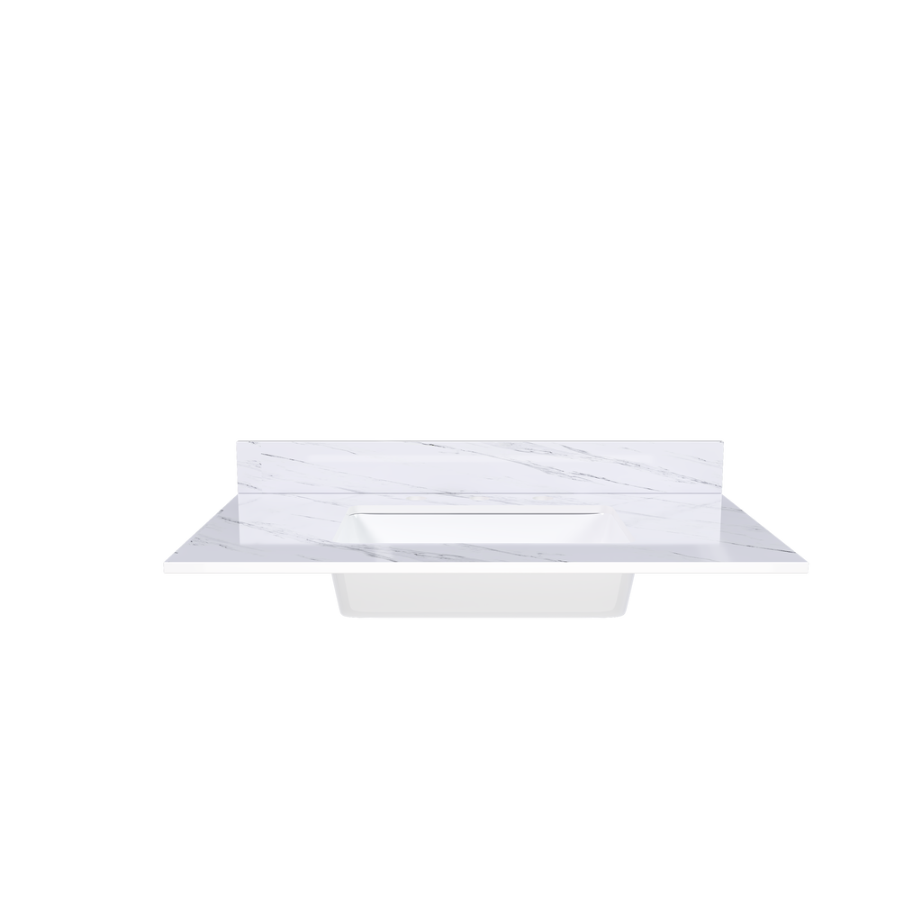 37 Inch Marble Vanity Top