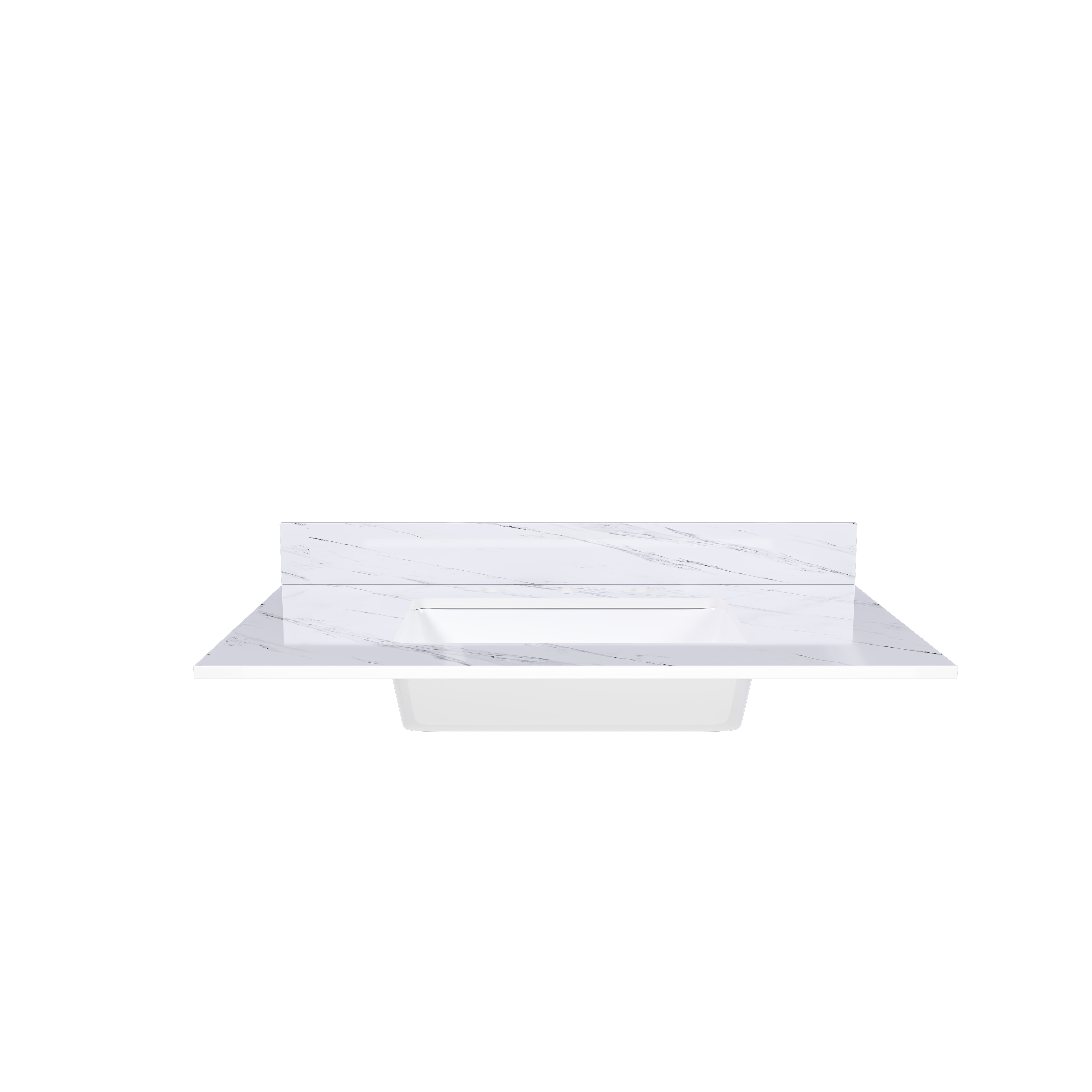 37 Inch Marble Vanity Top