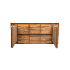 Outdoor Acacia Wood Dining Table, Teak Finish