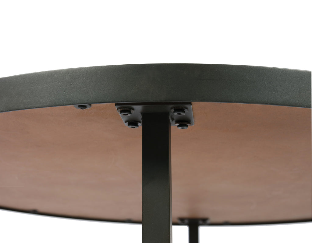 Brown Round Coffee Table