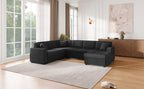 Oversized Sectional Sofa with Chaise Lounge