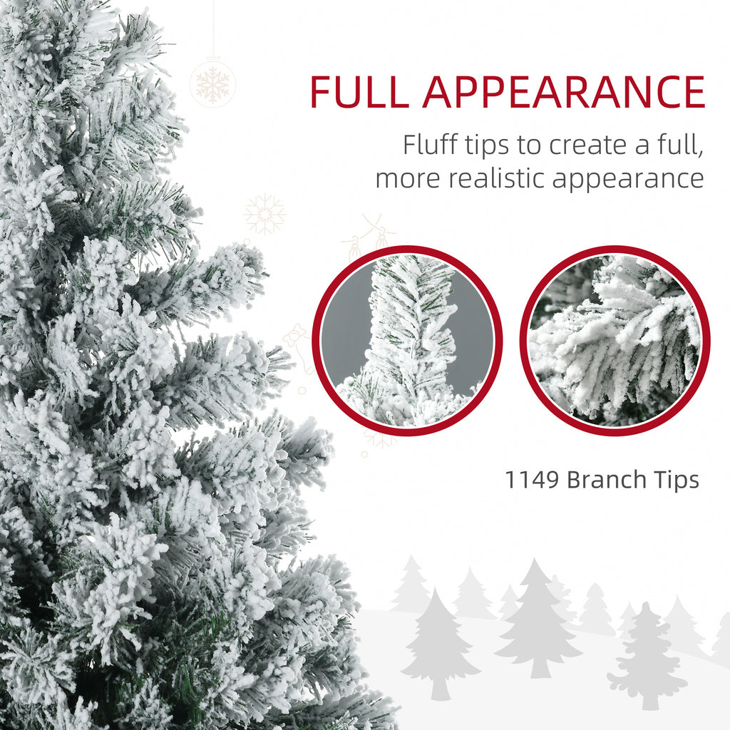 7.5ft Tall Prelit Artificial Christmas Tree
