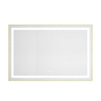 48" x 32" LED Bathroom Mirror with Front and Backlight