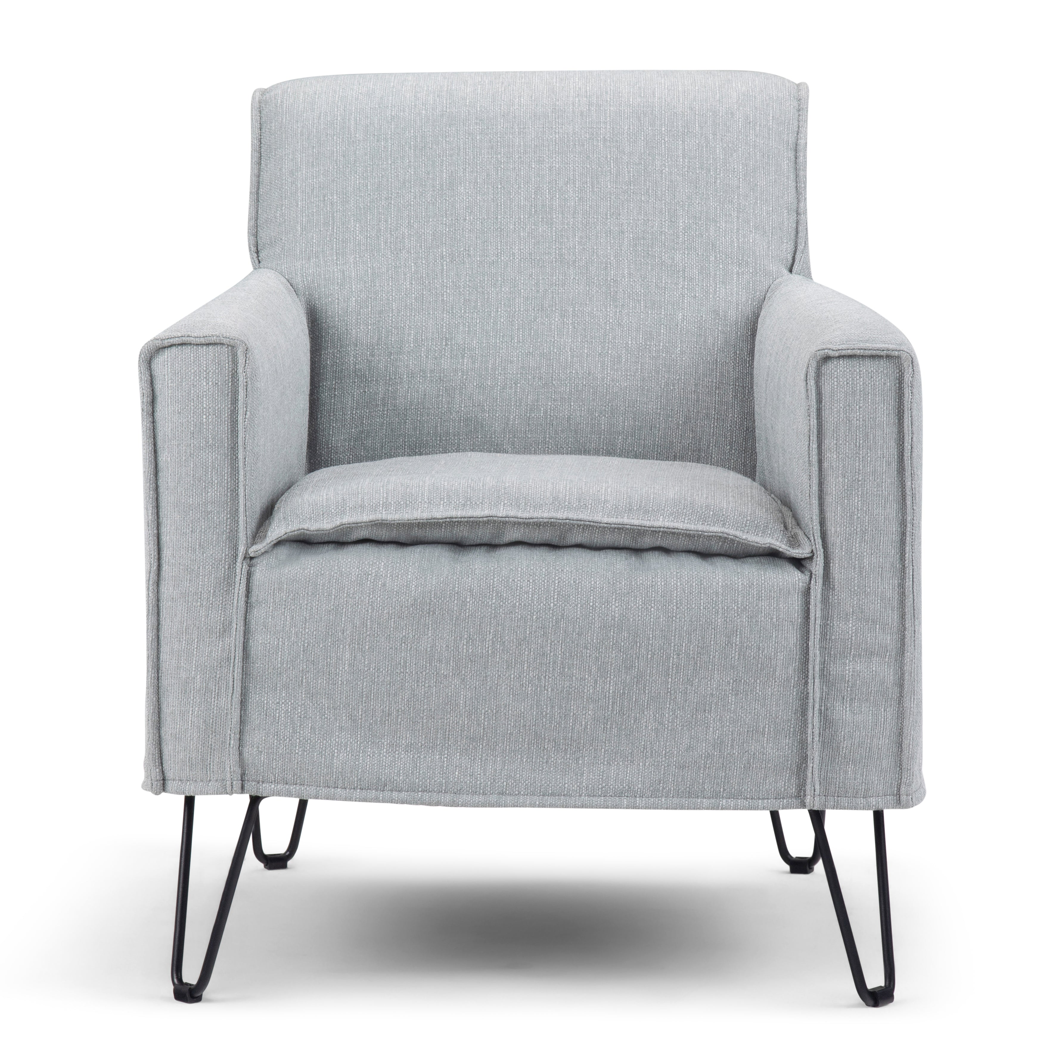 Warren Accent Chair with Hairpin Legs