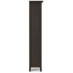 Amherst 24 Inch Solid Wood 5 Shelf Bookcase in Hickory