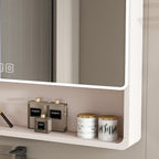 Aluminium Medicine Cabinet Mirror, 35 x 28 Inches