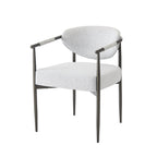 7 Pieces Modern Oval Dining Set