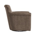Westly Faux Leather Swivel Accent Chair