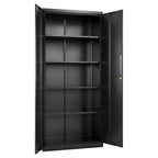 Metal Storage Cabinet with Lockable Steel Construction